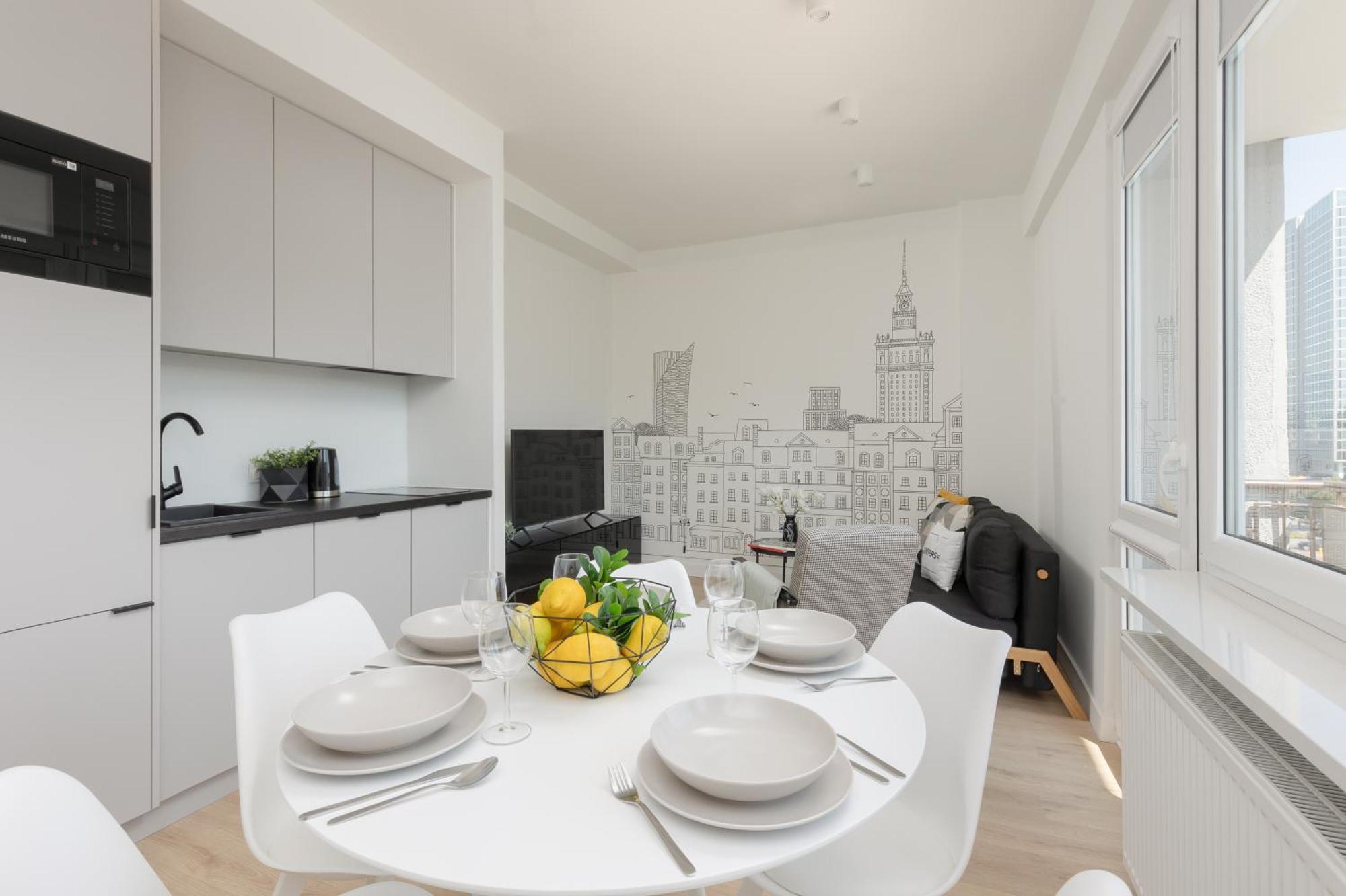 Amazing Spacious Apartments In Warsaw City Center By Noclegi Renters Exterior foto